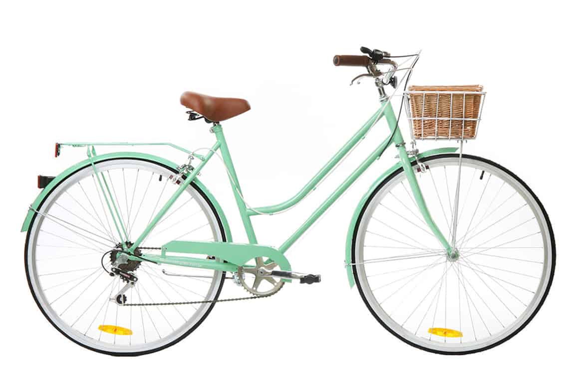 1235642 ladies vintage bikes reid 2013 6 speed mint green brown DT